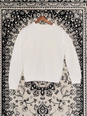 Carroll Reed cable knit sweater